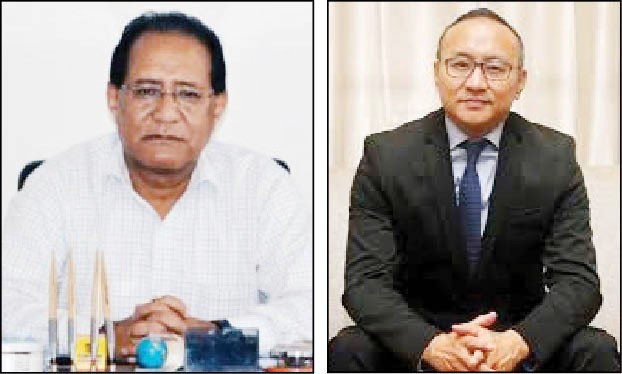 Dr M Chuba Ao and Mmhonlumo Kikon. (File Photo)